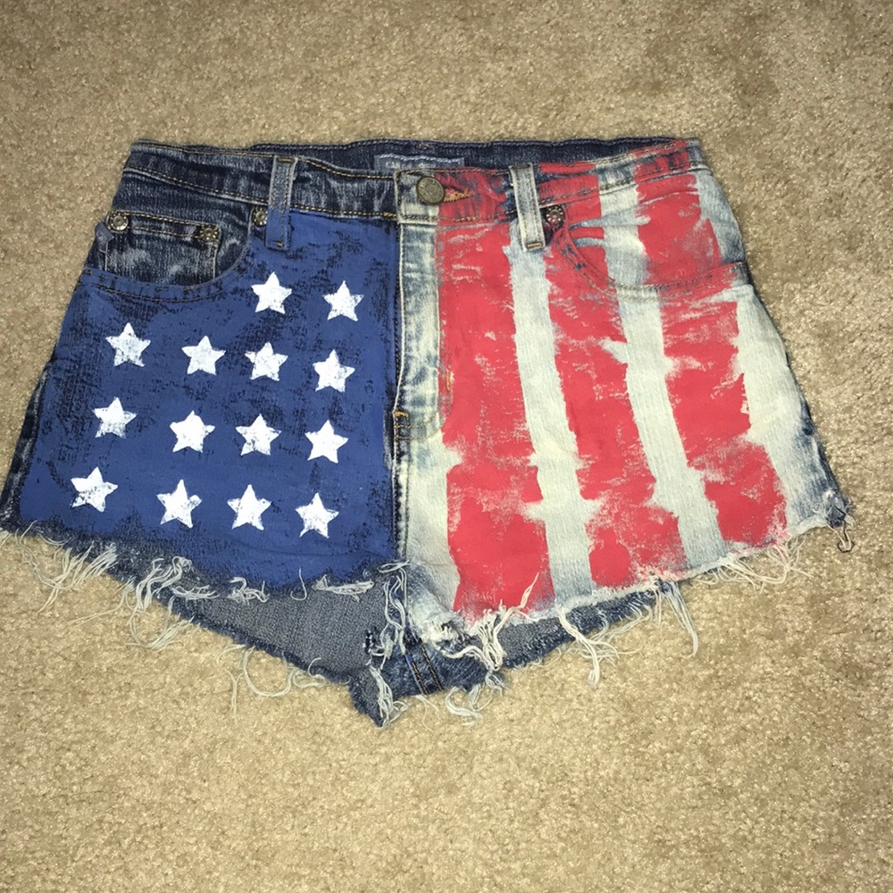 American Flag Shorts